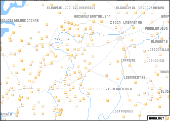 map of Hacienda Las Palomitas